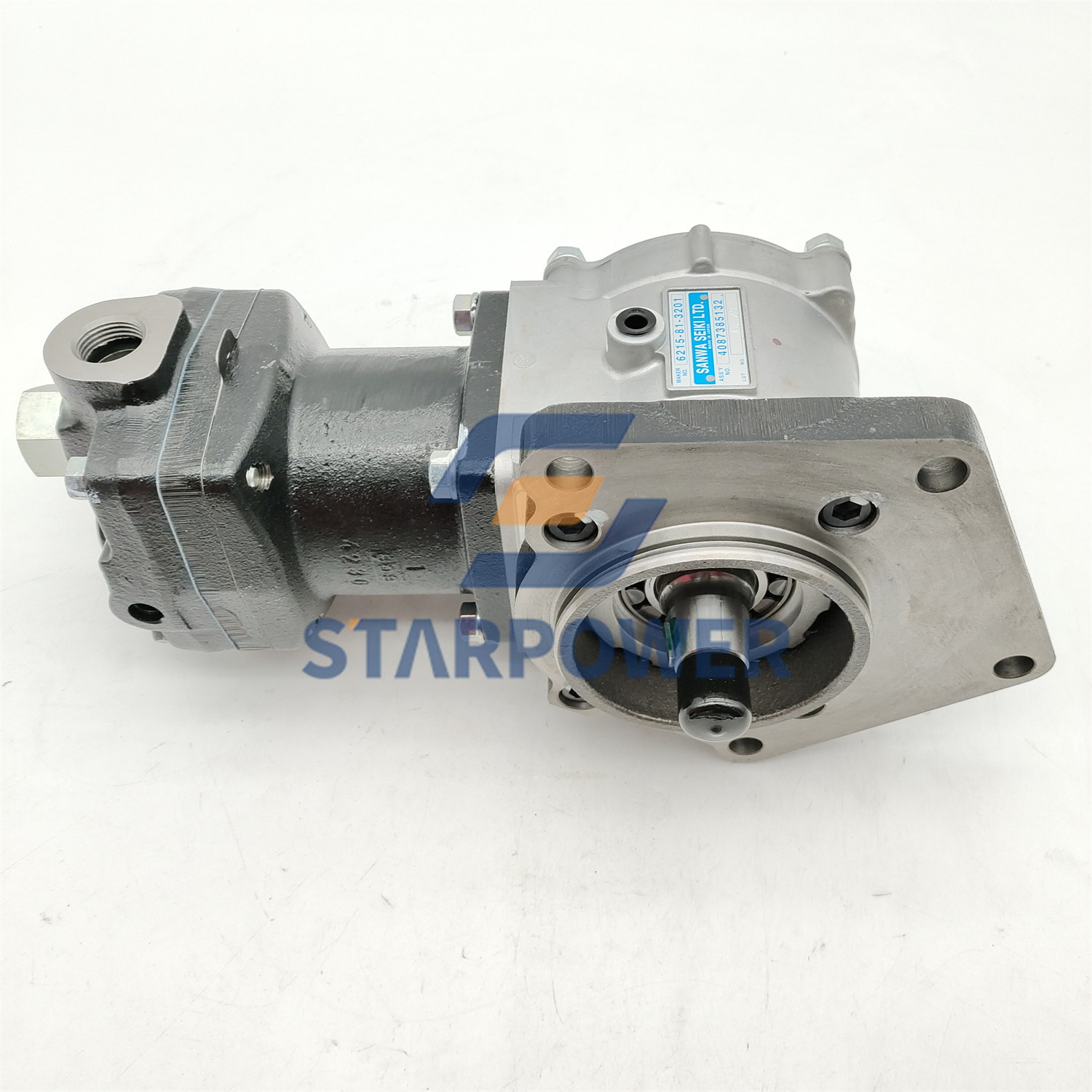 6215-81-3201 コマツ エアコンプレッサー ASSY SA12V140WA800-3 WA900-3